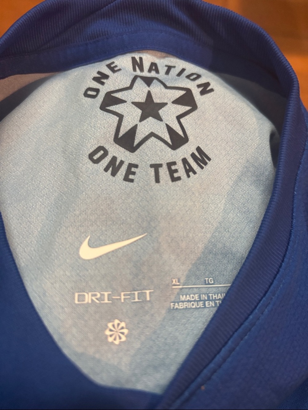 Nike USA Kids Soccer Jersey Blue White Red #8 - Picture 2 of 3